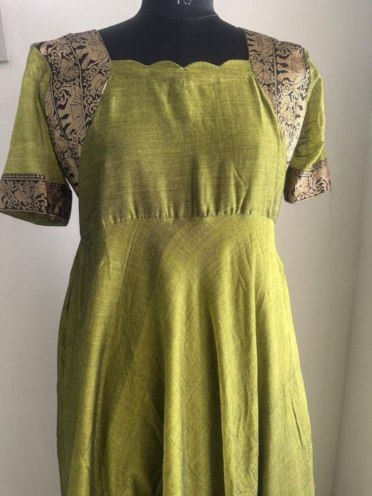 NARAYANPET GREEN LONG MAXI