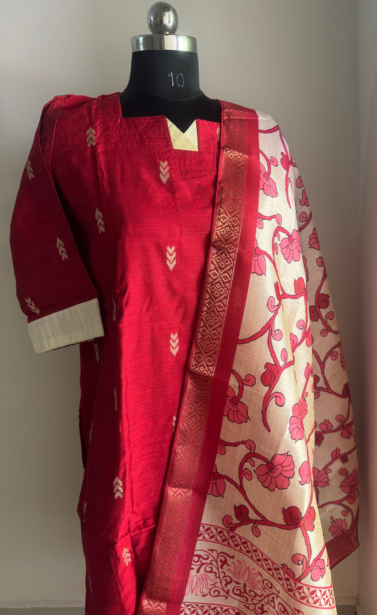 RAW SILK SUITS