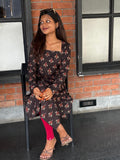 TRENDY BLACK KURTI