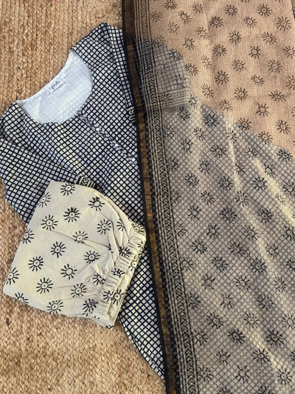 CHECKED KOTA SUIT