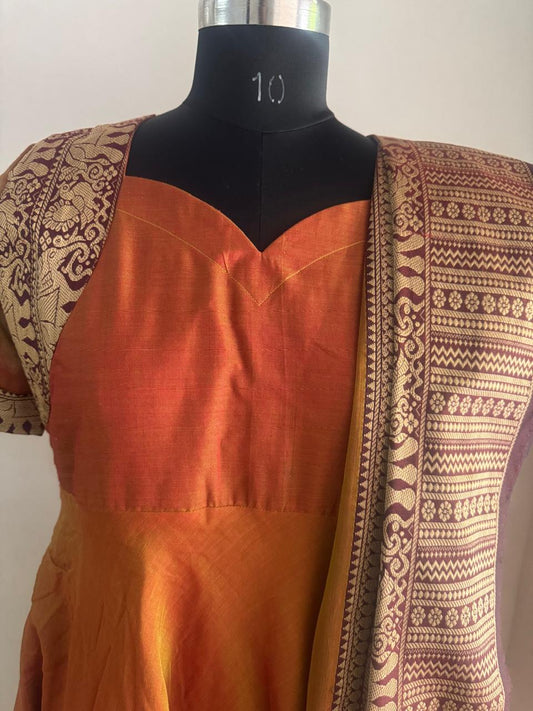 NARAYANPET MUSTARD LONG MAXI