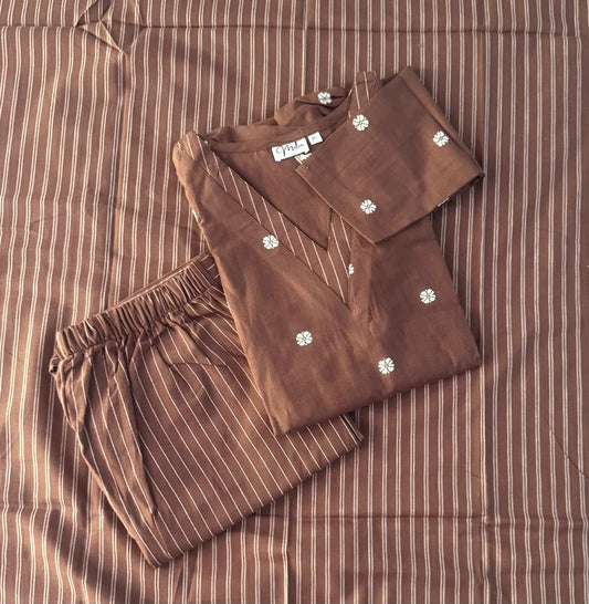 NARUMUGAI BROWN SUIT