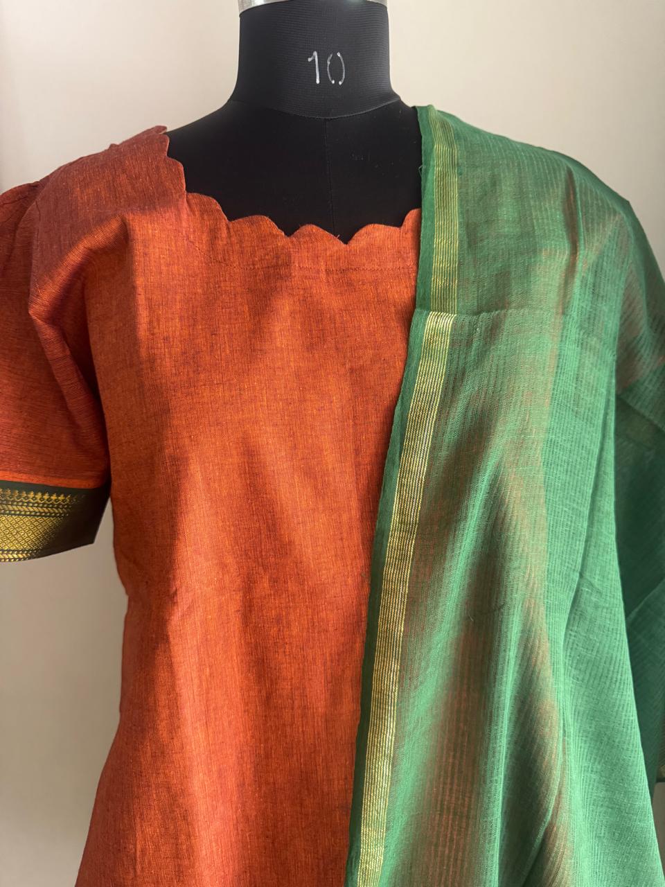 MUSTARD MANGALGIRI SUIT