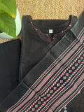 PLAIN BLACK PATOLA COTTON SUIT