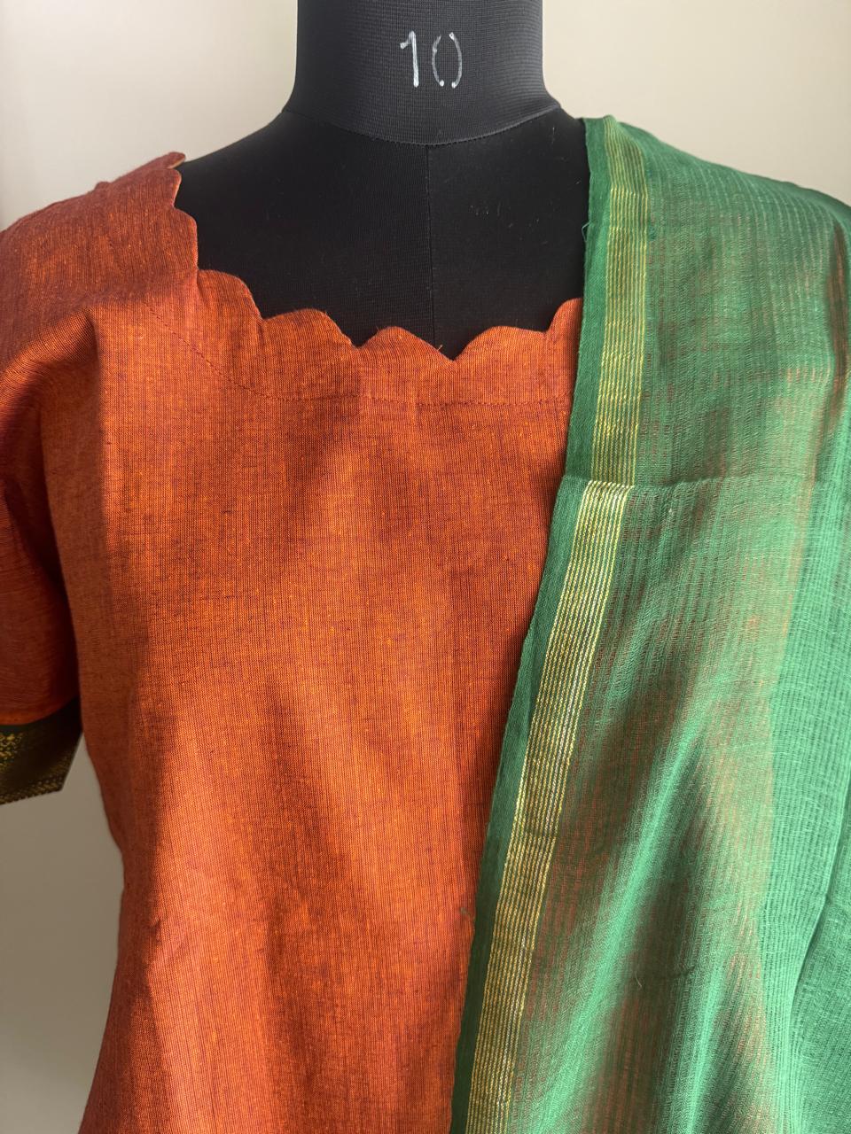 MUSTARD MANGALGIRI SUIT