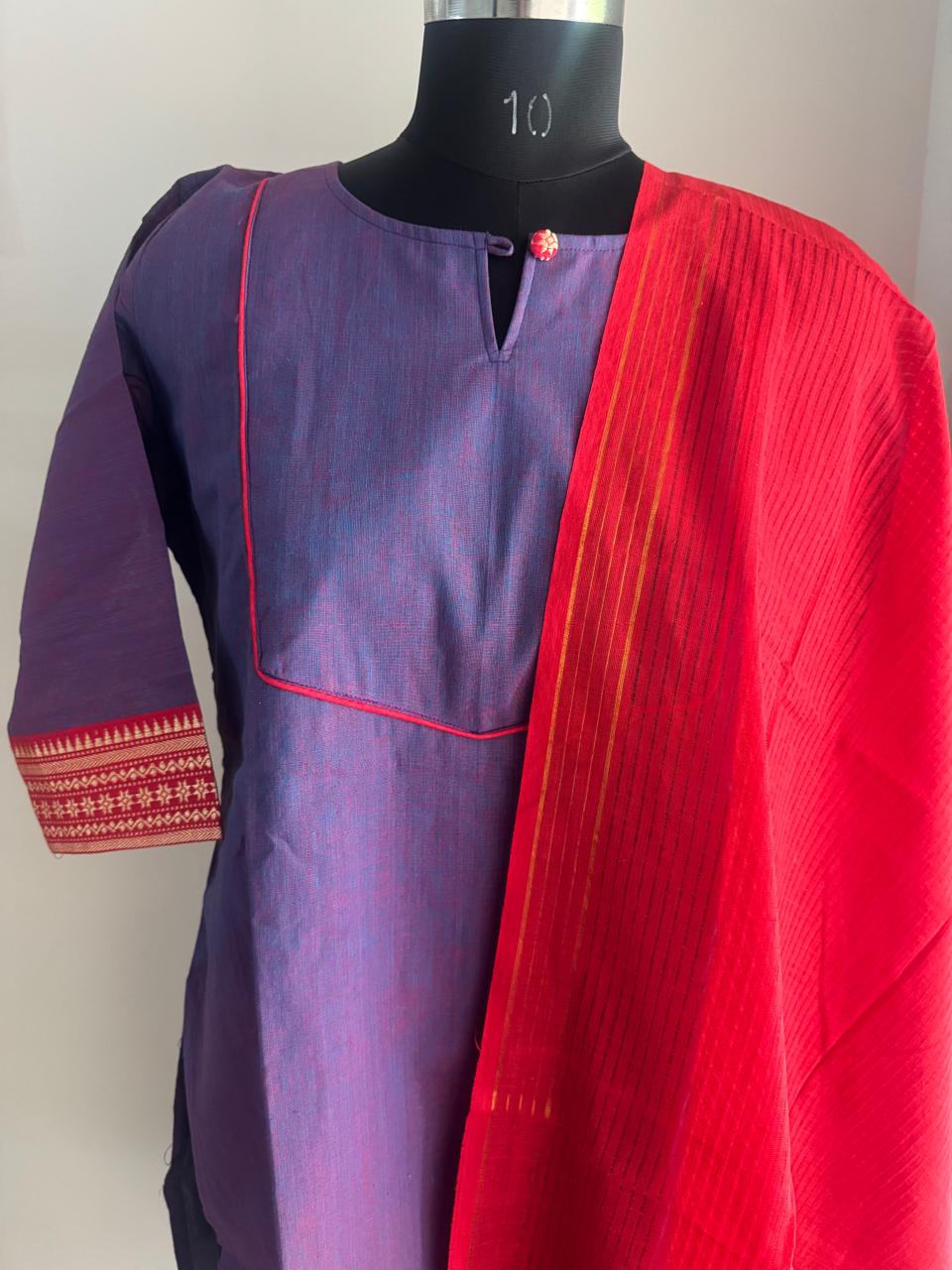 DUAL TONE MANGALGIRI SUIT