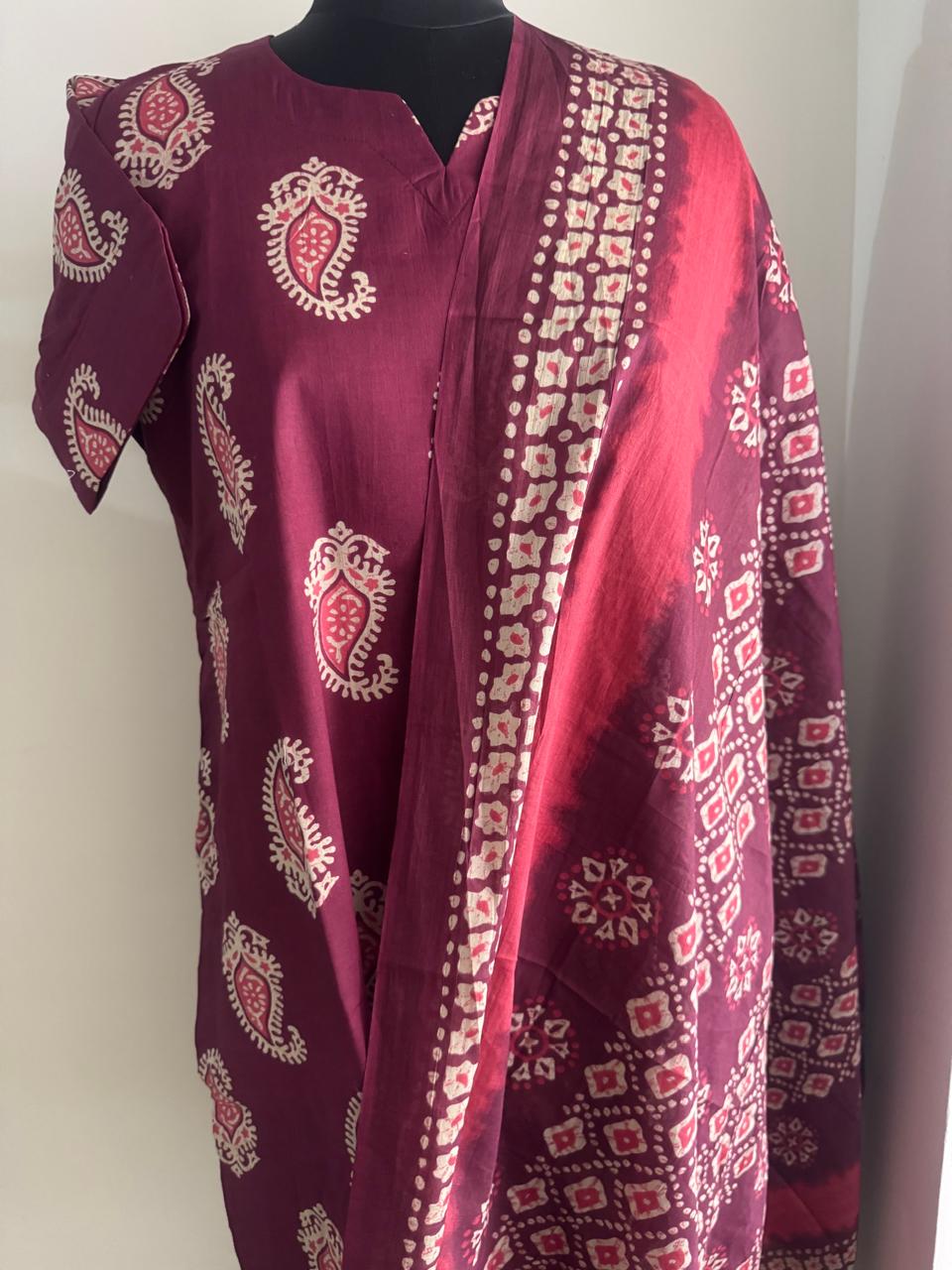 AJRAKH COTTON SUIT