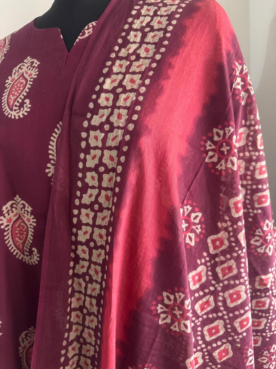 AJRAKH COTTON SUIT