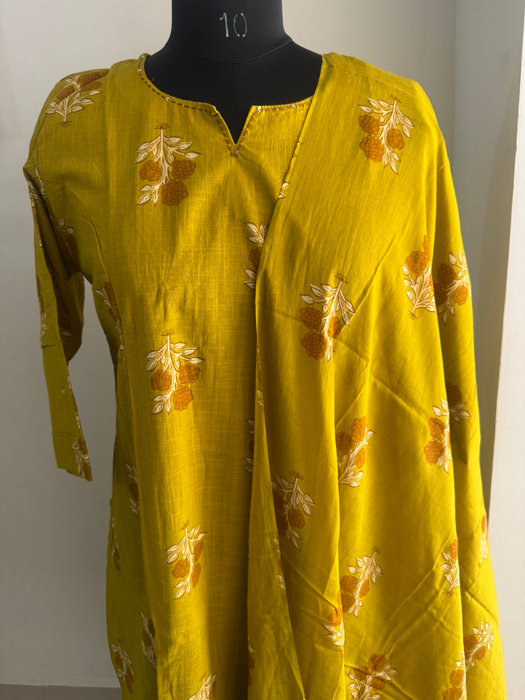 MARIGOLD COTTON SUIT