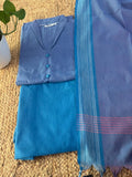 Sky Blue Cotton suit